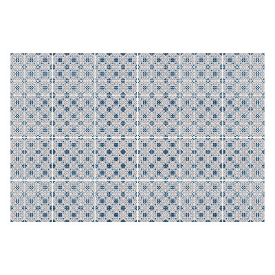 Autocolante pentru gresie Motive florale geometrice