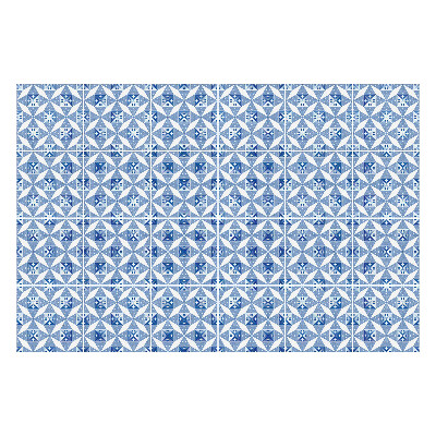 Autocolante pentru gresie Diamante geometrice într-o grilă