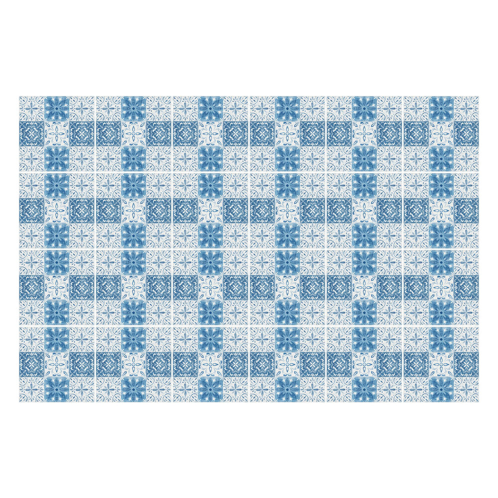 Autocolante pentru gresie Plăci albastre