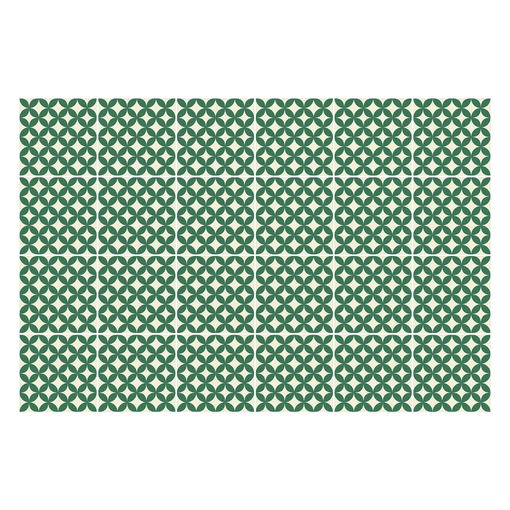 Autocolante pentru gresie Model antic la modă