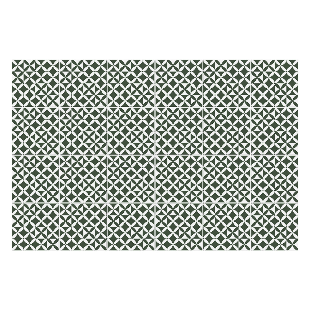 Autocolante pentru gresie Geometrie la modă