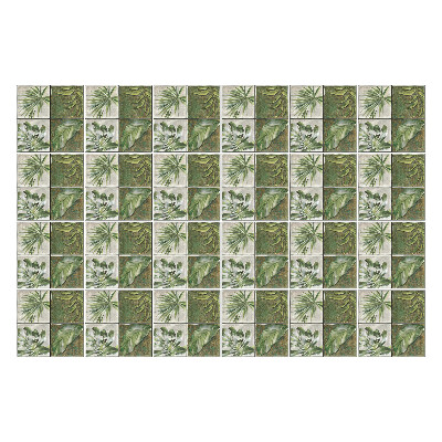 Autocolante gresie Frunze pe plăci vechi