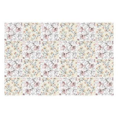 Autocolante gresie Motiv floral cu ramuri