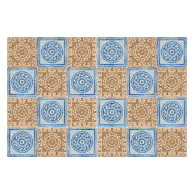 Autocolante pentru gresie Set de plăci antice