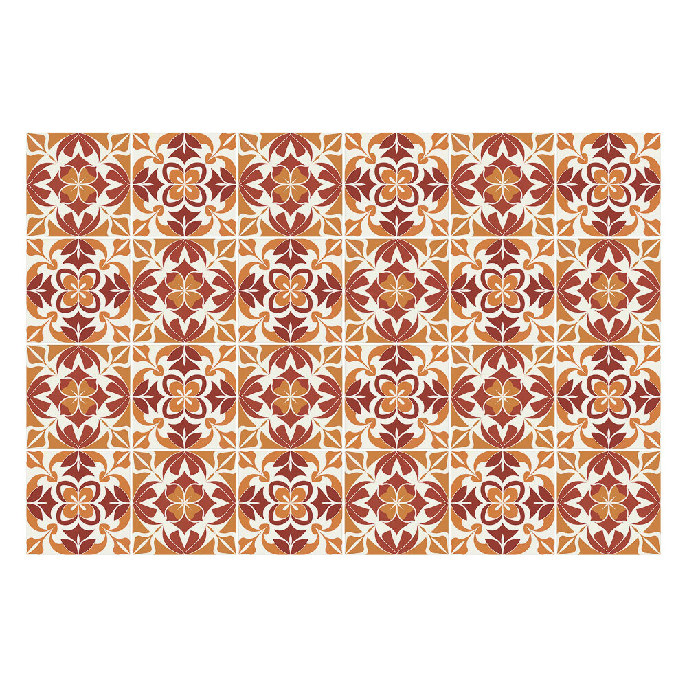 Autocolante gresie si faianta Motiv geometric floral
