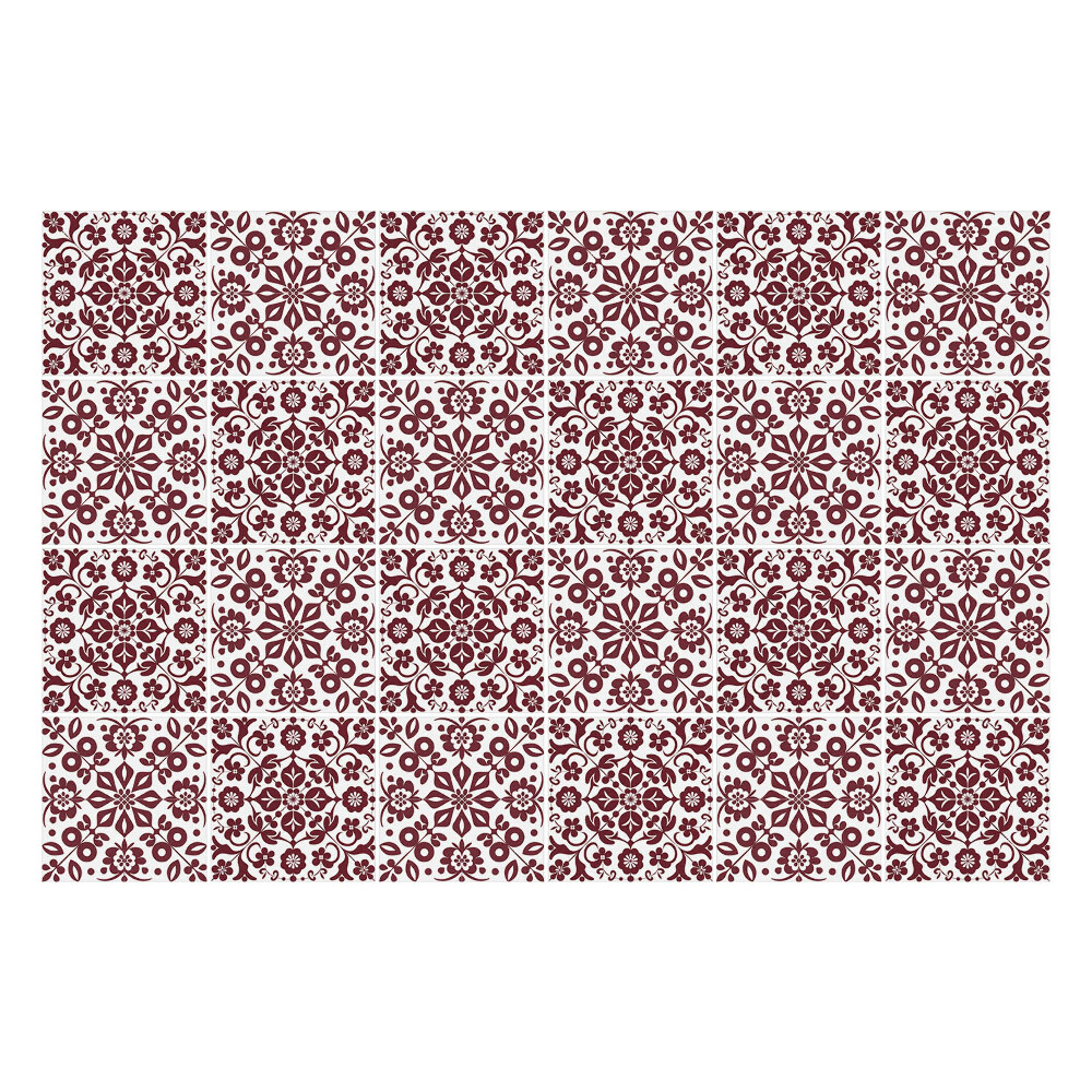 Autocolante pentru gresie Model inspirat din folclor