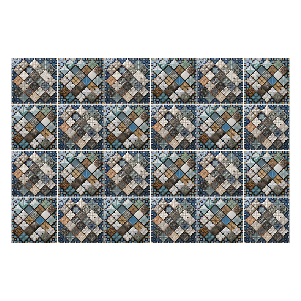 Autocolante gresie Mozaic geometric