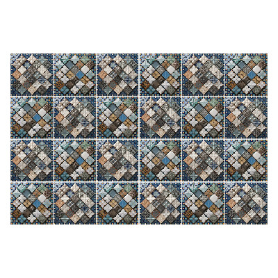 Autocolante gresie Mozaic geometric