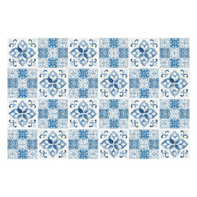 Autocolante pentru gresie Mozaic albastru cu plăci