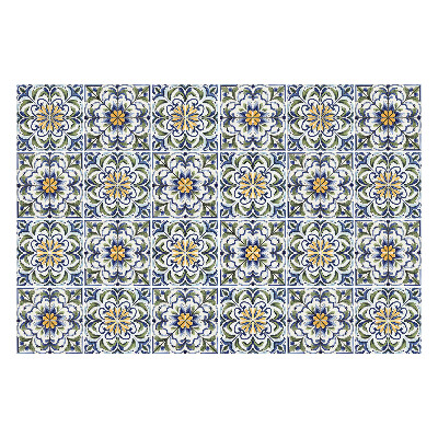 Autocolante gresie si faianta Ornamente florale într-o plasă