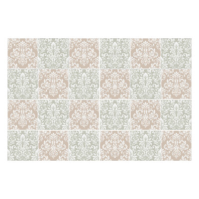 Autocolante pentru gresie Ornamente florale elegante