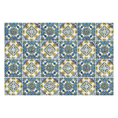 Autocolante gresie si faianta Ornamente florale decorative