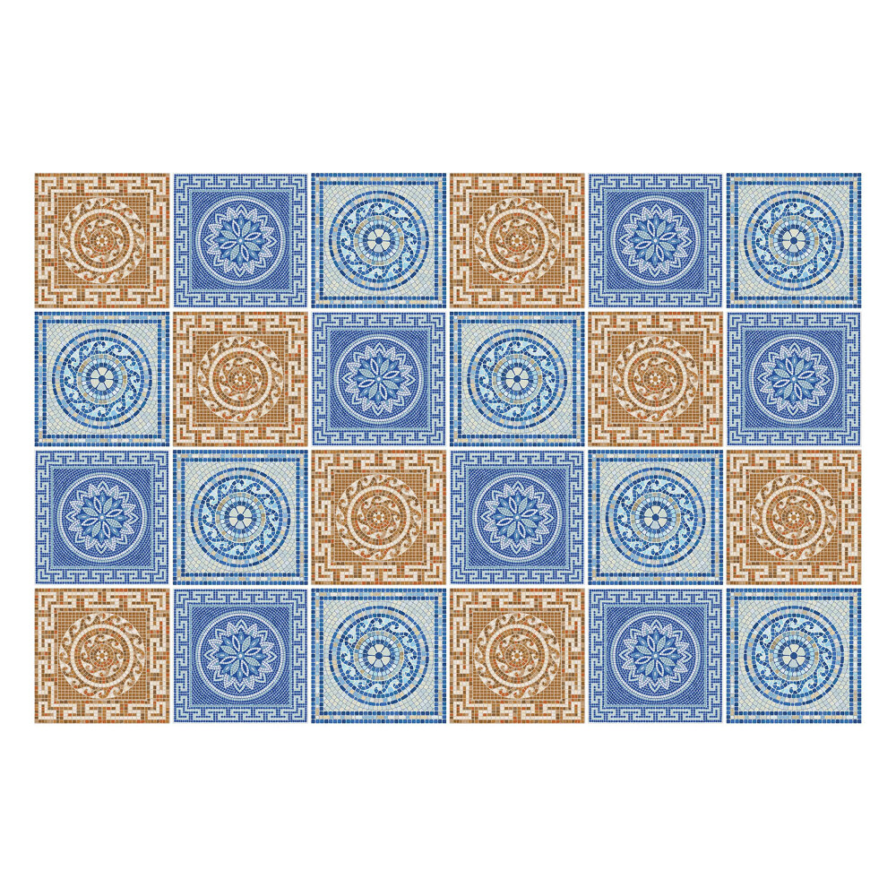 Autocolante gresie Aranjamentul plăcilor antice