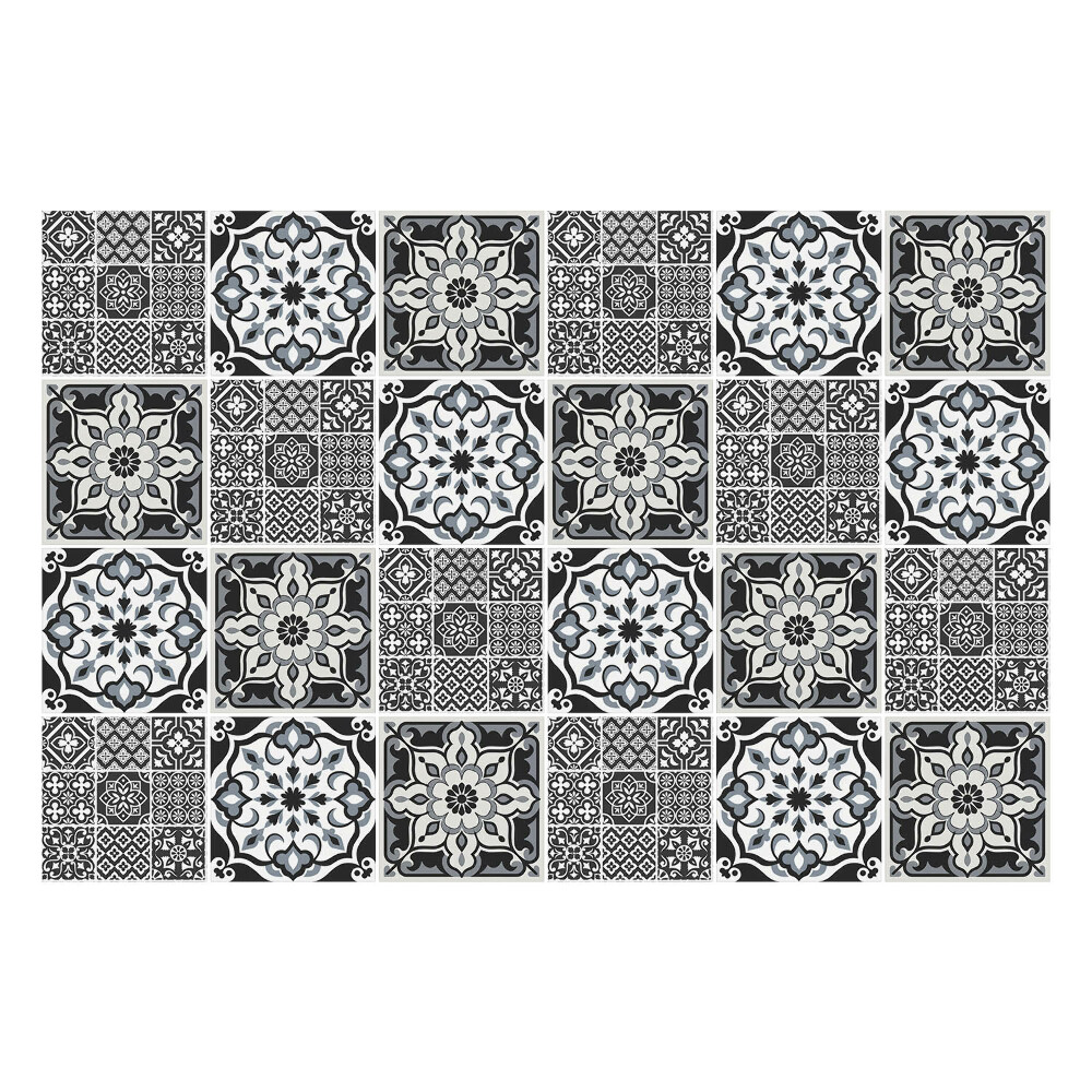 Autocolante gresie si faianta Plăci clasice cu ornamente