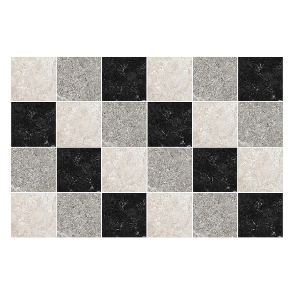 Autocolante gresie Tablă de șah din marmură