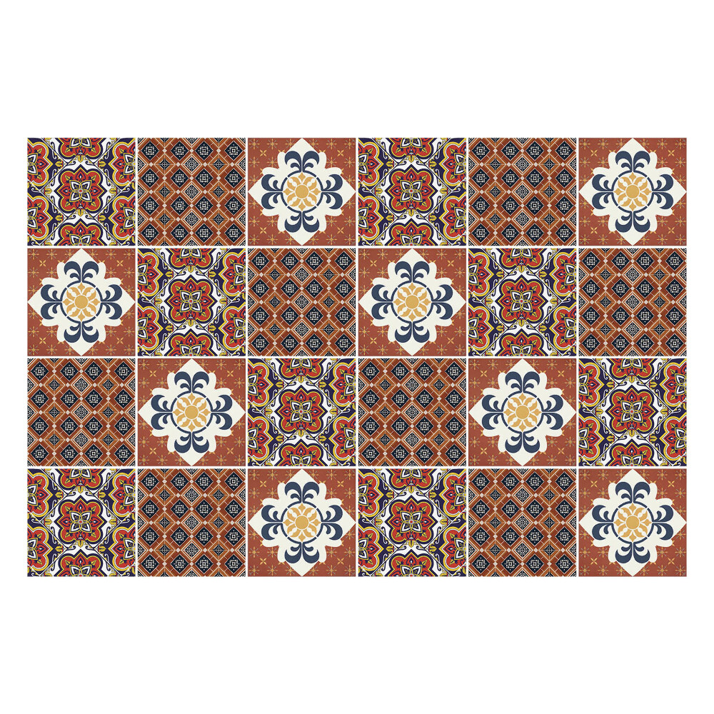 Autocolante gresie Motive ceramice orientale