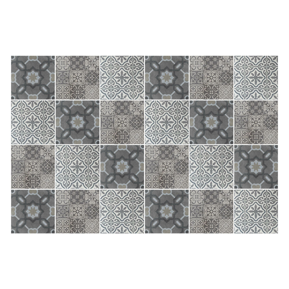 Autocolante gresie Plăci vechi în mozaic