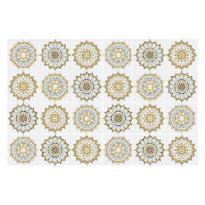 Autocolante gresie si faianta Mandale florale diverse