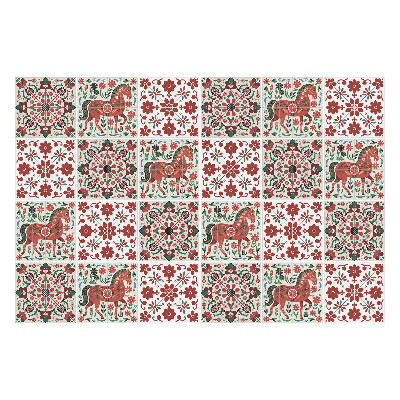 Autocolante gresie si faianta Folclorul Cailor și Florilor