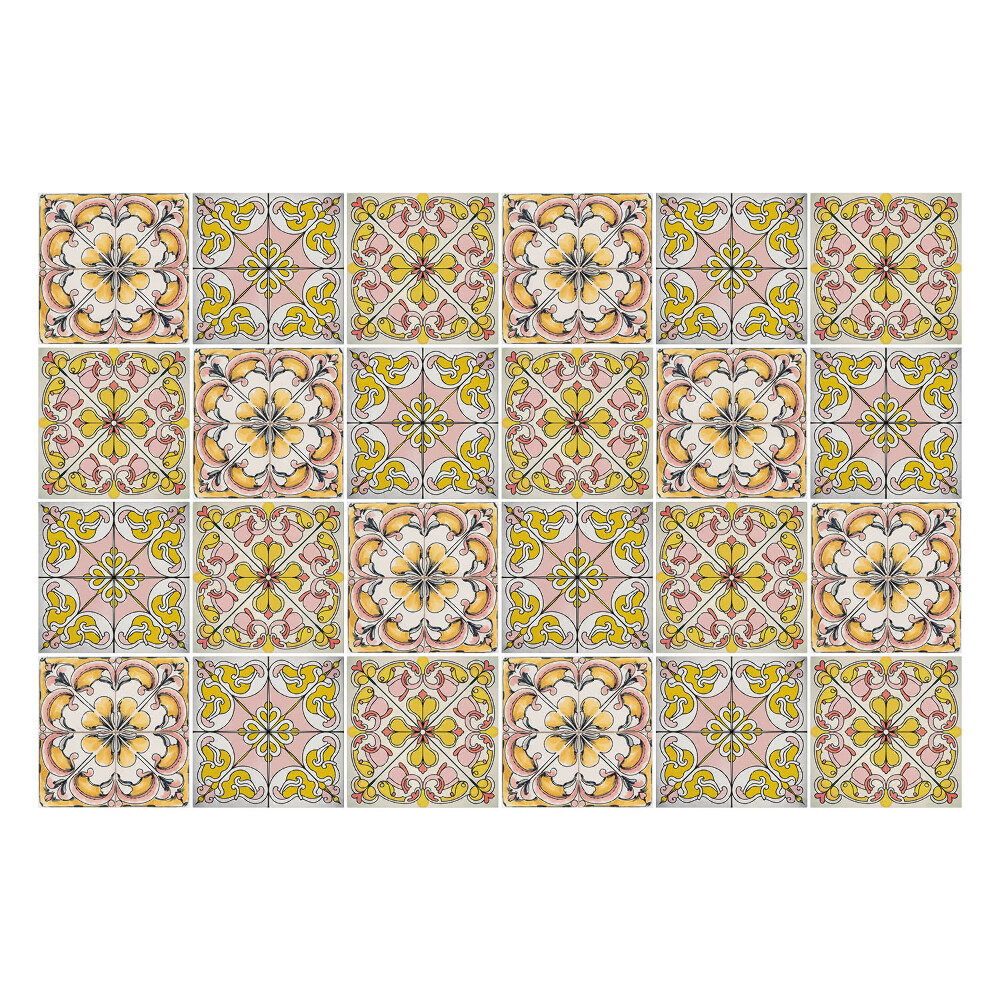 Autocolante gresie si faianta Mozaic antic pastelat