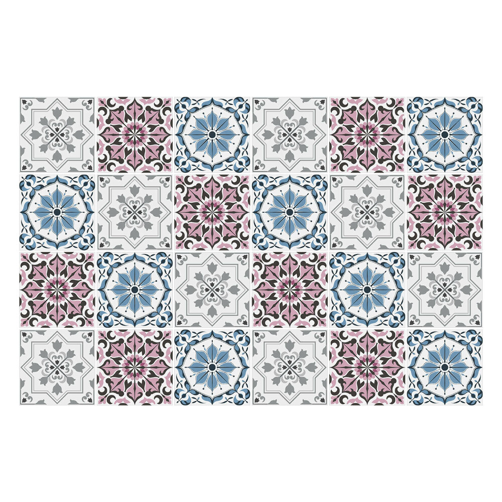 Autocolante gresie Plăci colorate și elegante