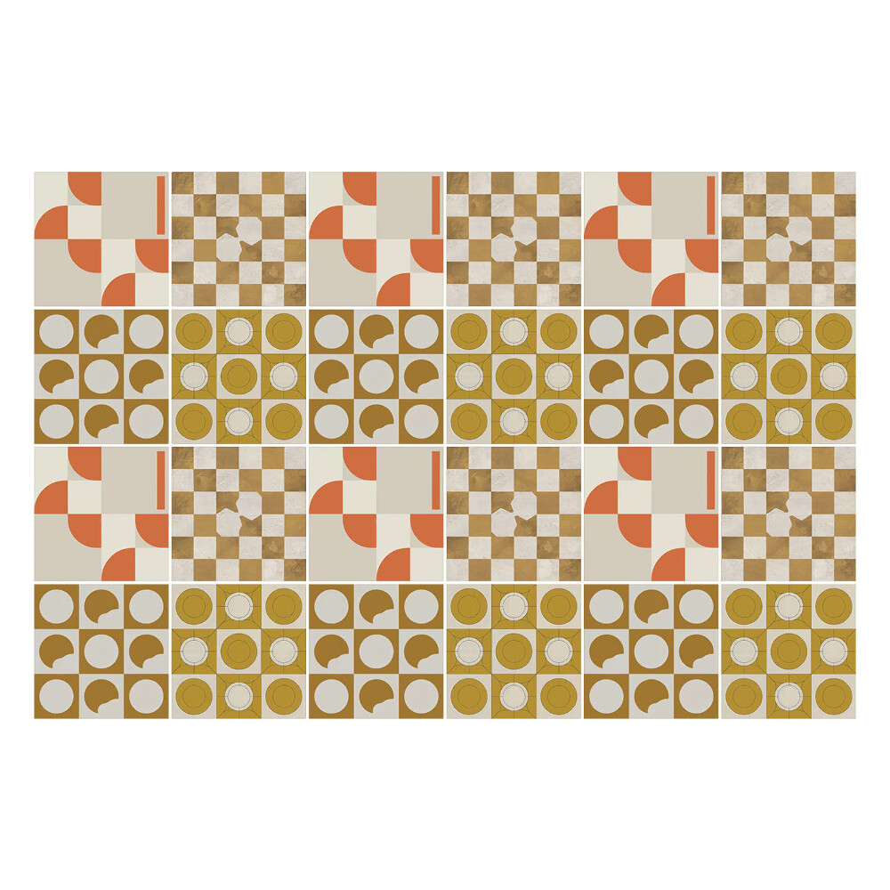 Autocolante gresie Forme și figuri geometrice