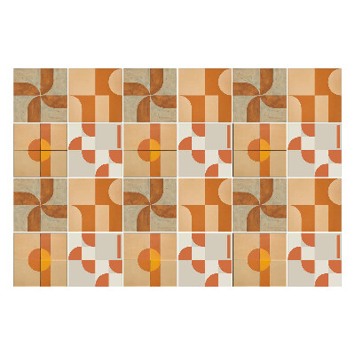 Autocolante gresie si faianta Forme geometrice abstracte