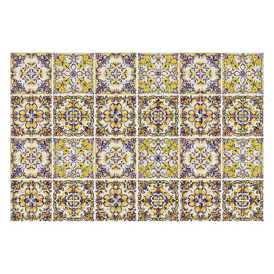 Autocolante gresie Ornamente florale în aranjament