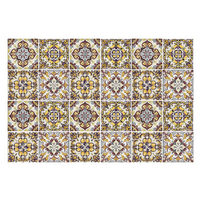 Autocolante pentru gresie Motive florale în aranjament