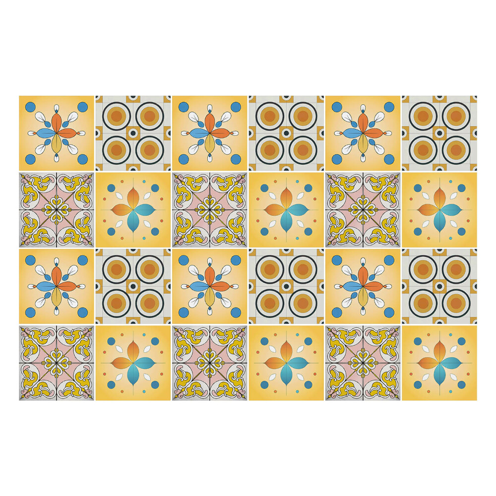 Autocolante gresie si faianta Plăci colorate