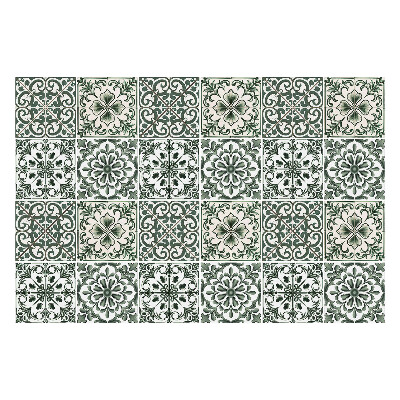 Autocolante gresie si faianta Ornamente florale într-o plasă