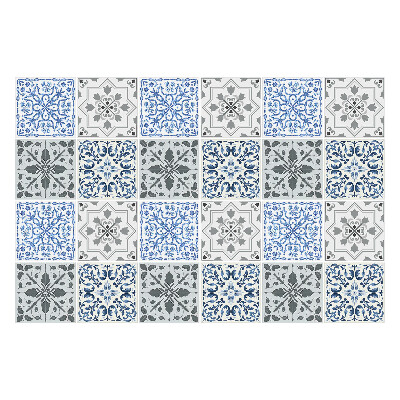 Autocolante pentru gresie Plăci clasice cu ornamente