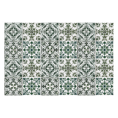 Autocolante pentru gresie Ornamente florale pe plăci