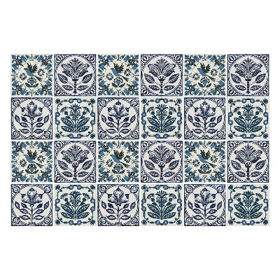 Autocolante pentru gresie Plante și păsări