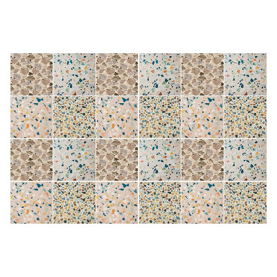 Autocolante pentru gresie Pietre naturale într-un mozaic