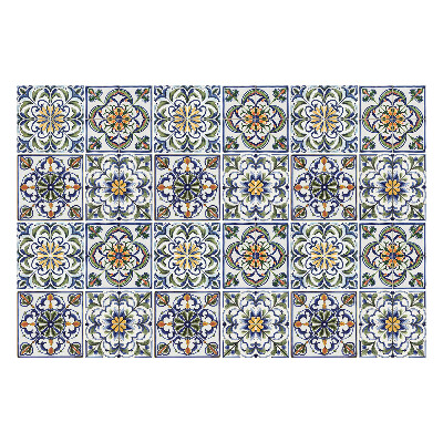 Autocolante gresie Mozaicuri florale în aranjament