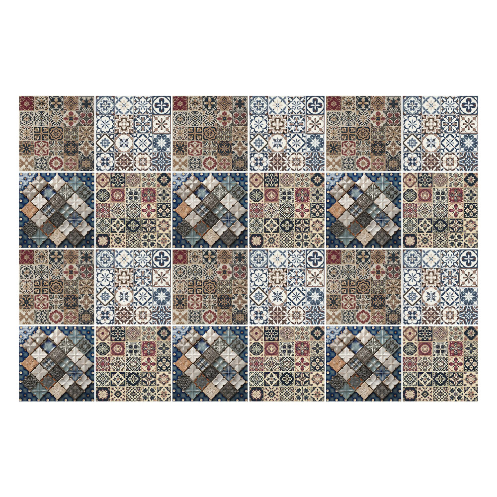 Autocolante gresie si faianta Mozaic cu diverse plăci