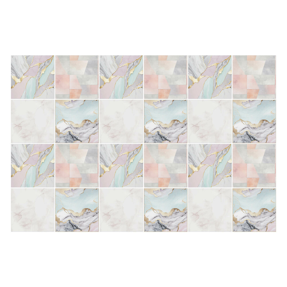 Autocolante gresie Marmură pastelată