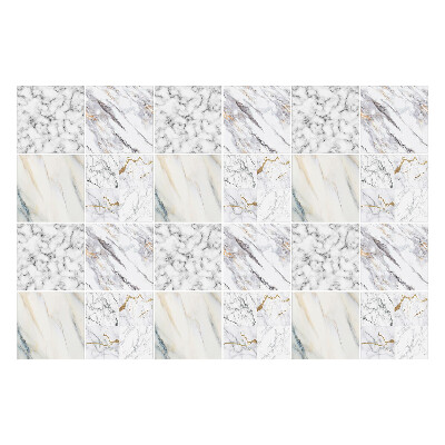 Autocolante gresie O compoziție elegantă din marmură