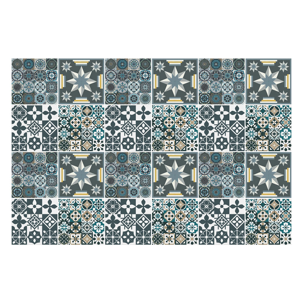 Autocolante gresie Modele de plăci la modă