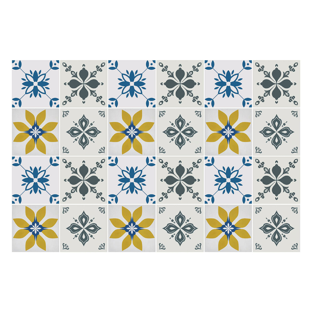 Autocolante gresie Motive florale