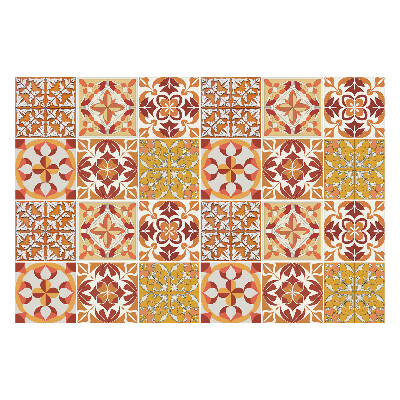 Autocolante gresie si faianta Motive florale în mozaic