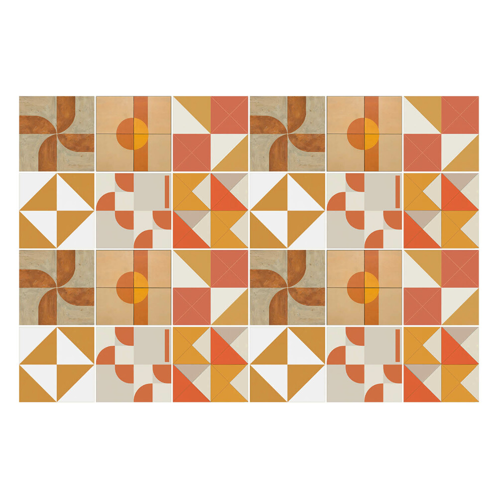 Autocolante gresie Design geometric