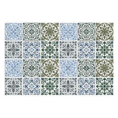 Autocolante gresie Motive florale și geometrice