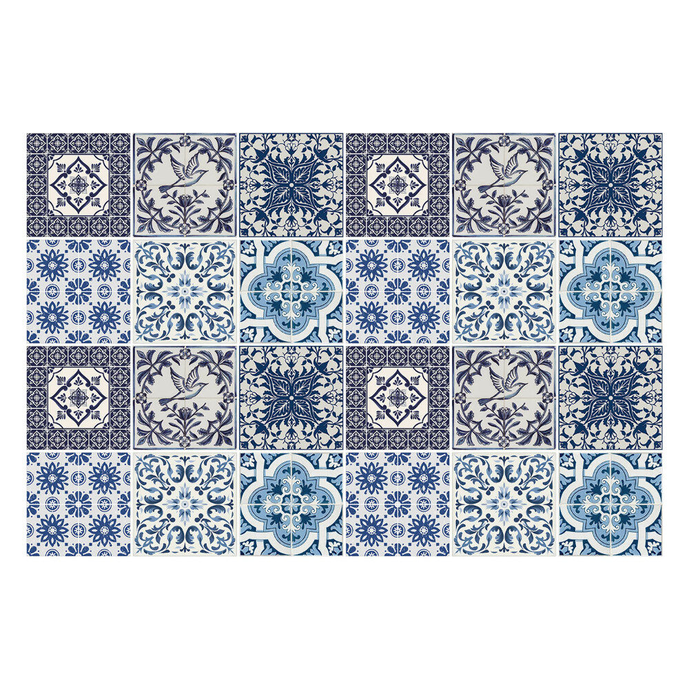 Autocolante gresie Motive vegetale geometrice