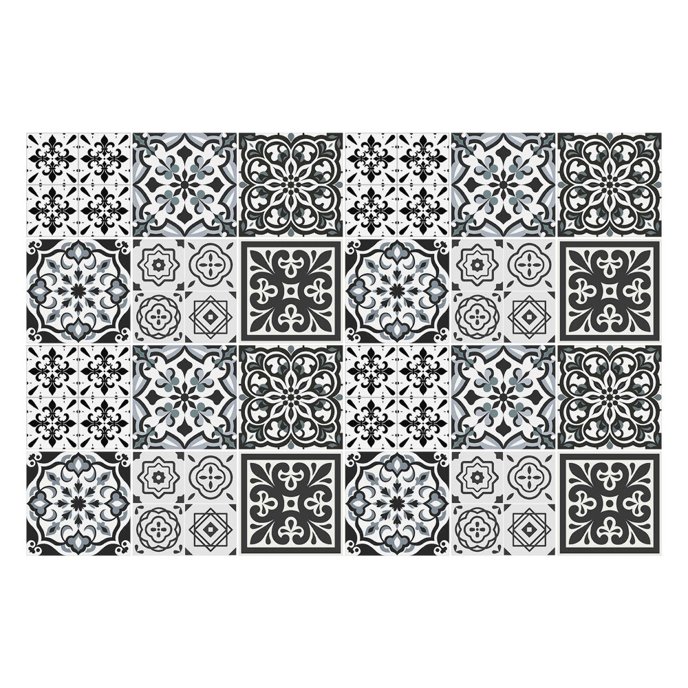 Autocolante gresie Motive geometrice de plăci