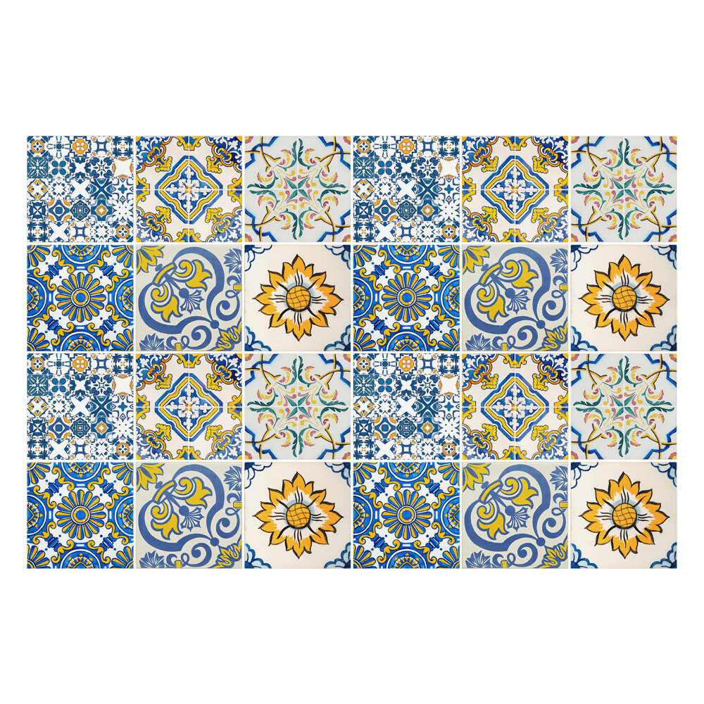 Autocolante gresie si faianta Motive florale și floristice