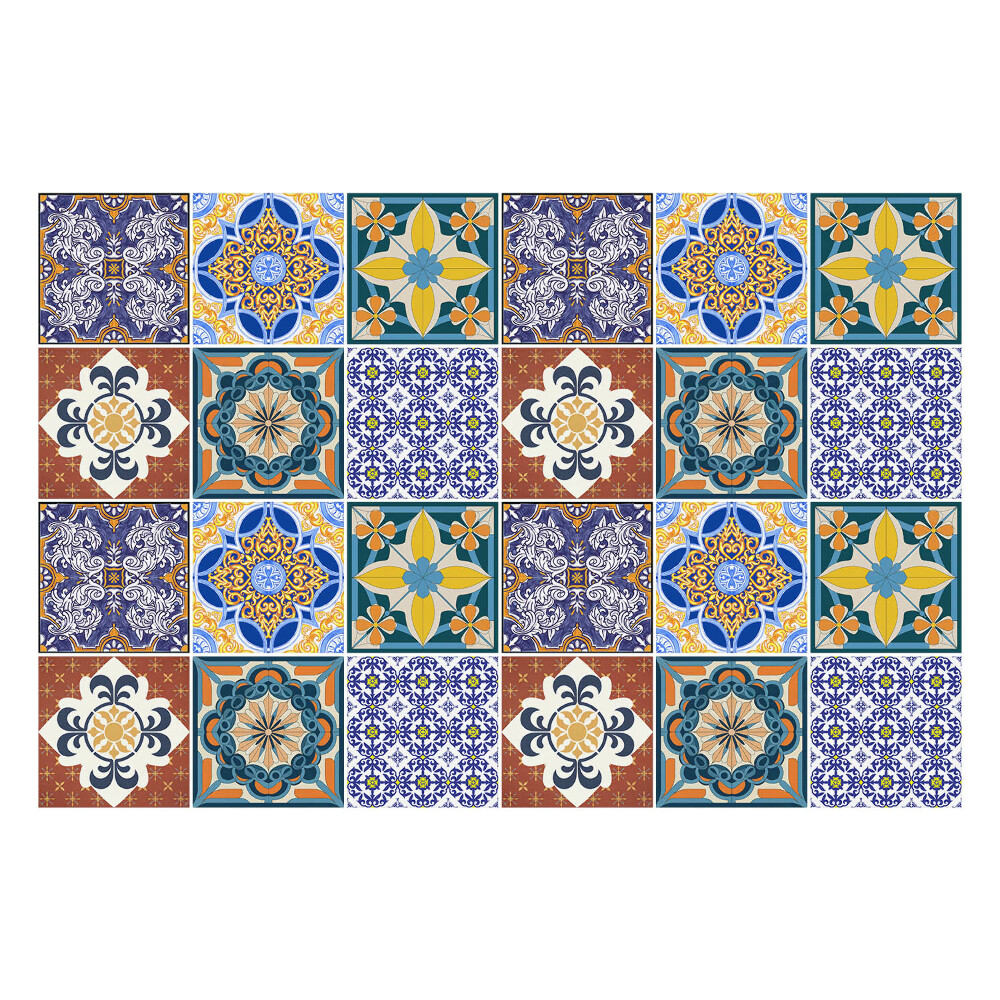 Autocolante gresie Motive ceramice în aranjament