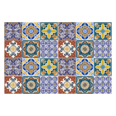 Autocolante gresie Motive ceramice în aranjament