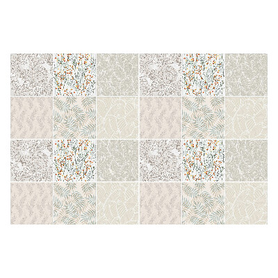 Autocolante pentru gresie Compoziții vegetale